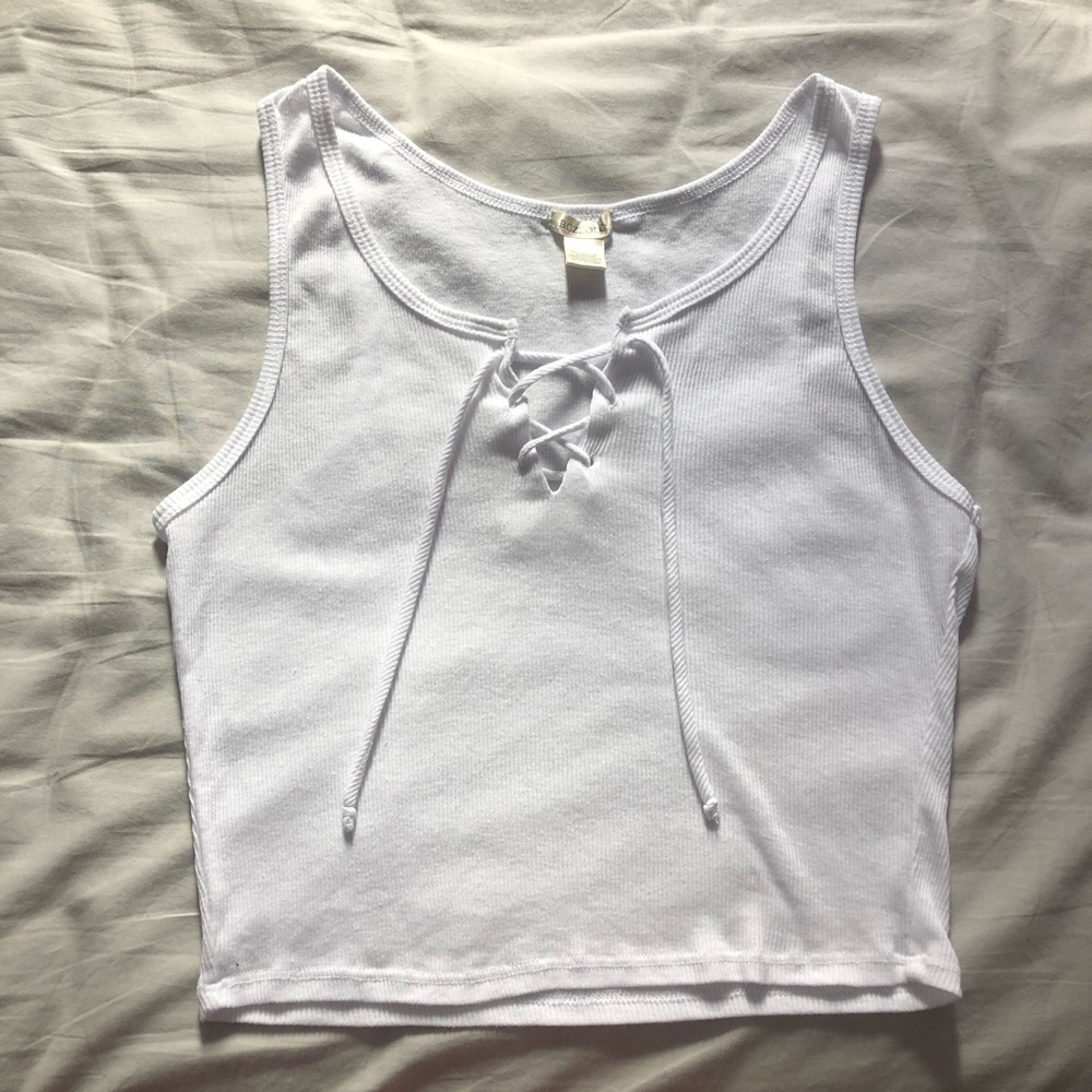 Lace Up Tank Top